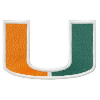 Miami Hurricanes logo embroidery design - Embroidery Design