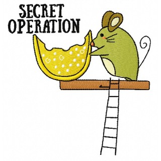 Secret operation embroidery design - Embroidery Design