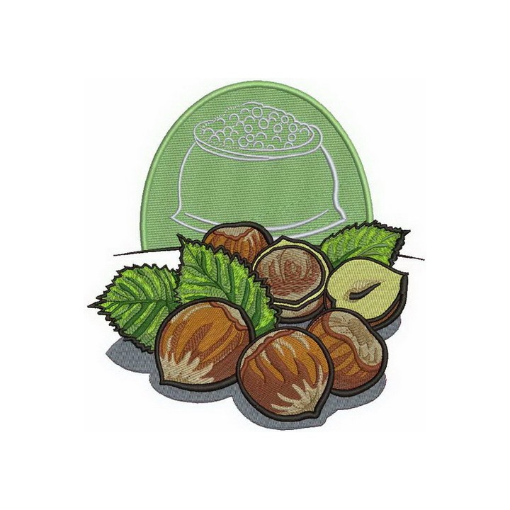 Hazelnut embroidery design - Embroidery Design