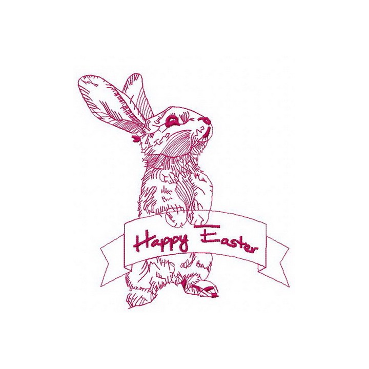 Happy Easter 2 embroidery design - Embroidery Design