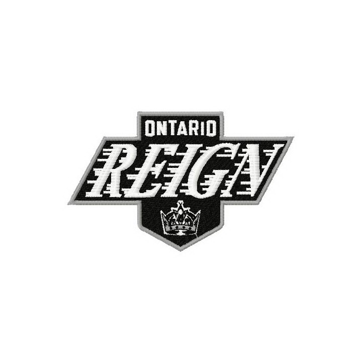 Ontario Reign logo embroidery design - Embroidery Design