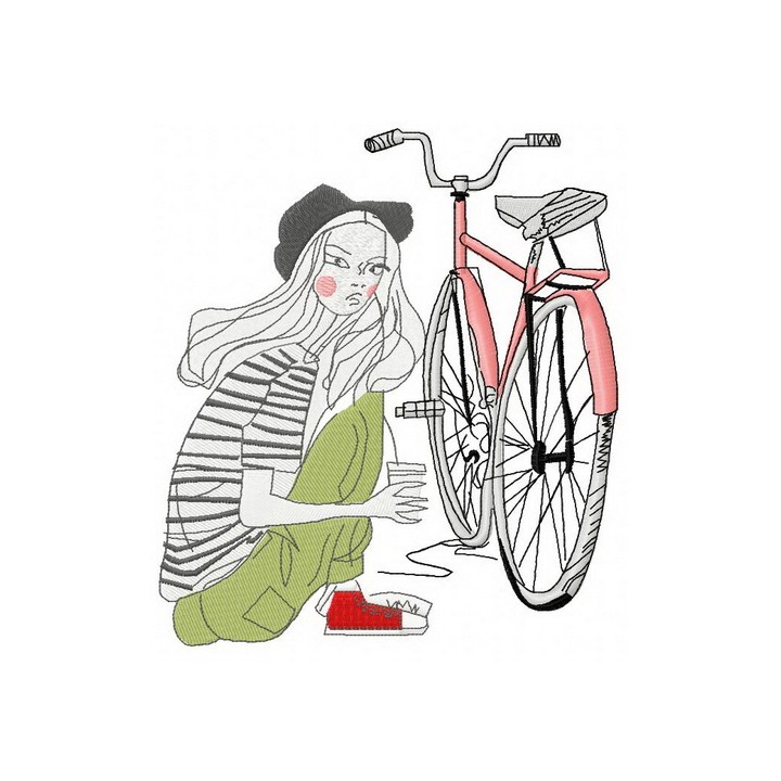 Let's go for a ride 4 embroidery design - Embroidery Design