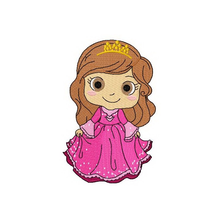 Like a princess embroidery design - Embroidery Design