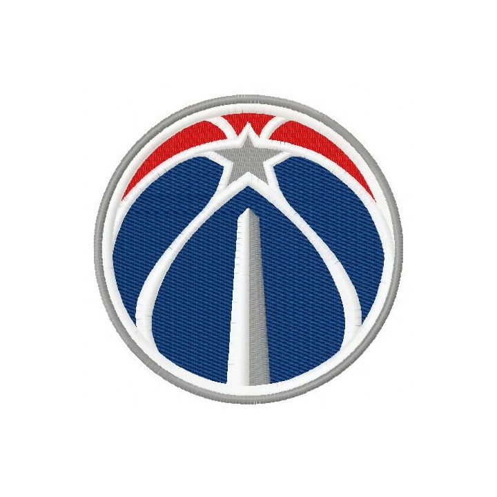 Washington Wizards logo 4 embroidery design - Embroidery Design