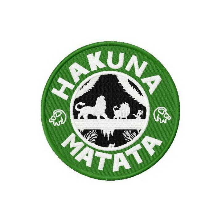 Hakuna Matata embroidery design - Embroidery Design