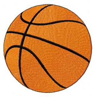 Basketball ball embroidery design - Embroidery Design