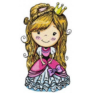 Enchanting Mini Majesty embroidery design - Embroidery Design