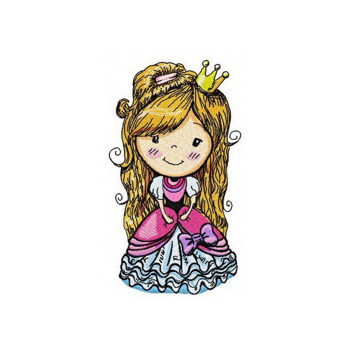 Enchanting Mini Majesty embroidery design - Embroidery Design