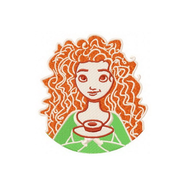 Merida 2 embroidery design - Embroidery Design