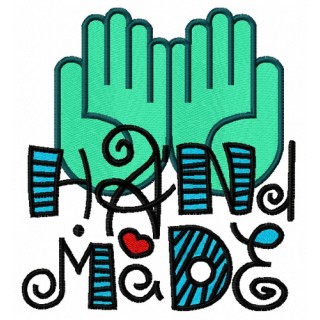 I love handmade 3 embroidery design - Embroidery Design