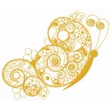 Preview of Fancy Butterfly 3 embroidery design featuring intricate details and vibrant stitching patterns.