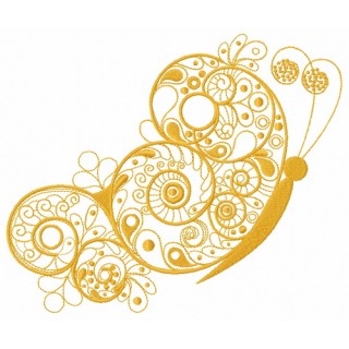 Fancy butterfly 3 embroidery design - Embroidery Design