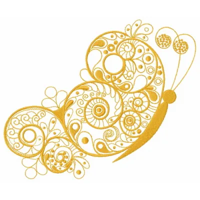 Preview of Fancy Butterfly 3 embroidery design featuring intricate details and vibrant stitching patterns.