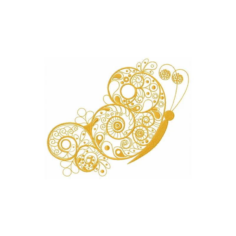 Preview of Fancy Butterfly 3 embroidery design featuring intricate details and vibrant stitching patterns.