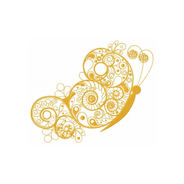 Fancy butterfly 3 embroidery design - Embroidery Design