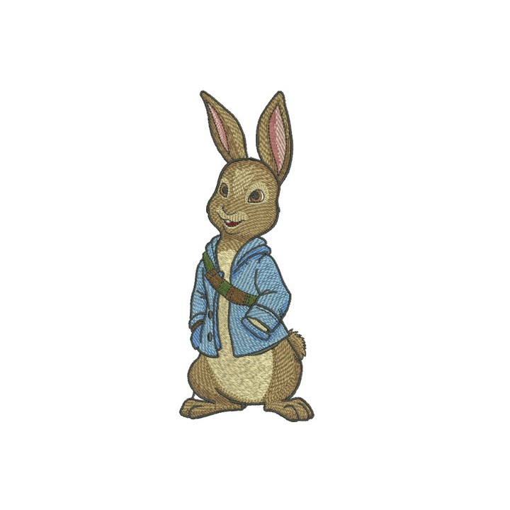 Brother bunny embroidery design - Embroidery Design