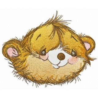 Pleased muzzle embroidery design - Embroidery Design