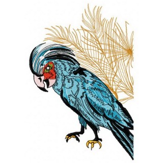 Palm cockatoo 2 embroidery design - Embroidery Design