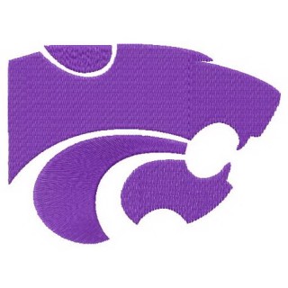 Kansas State Wildcats logo embroidery design - Embroidery Design