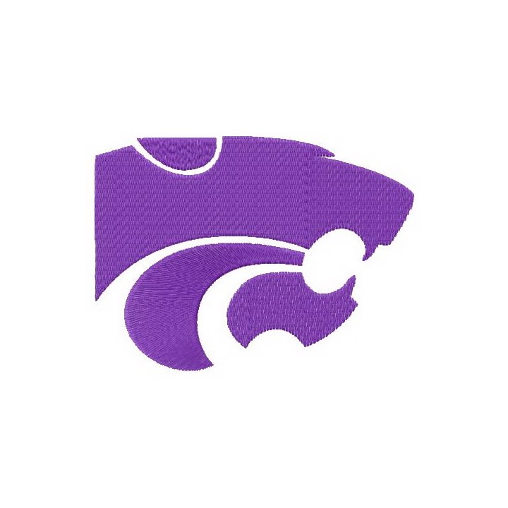 Kansas State Wildcats logo embroidery design - Embroidery Design