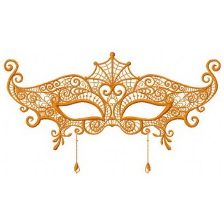 Mask 7 embroidery design - Embroidery Design