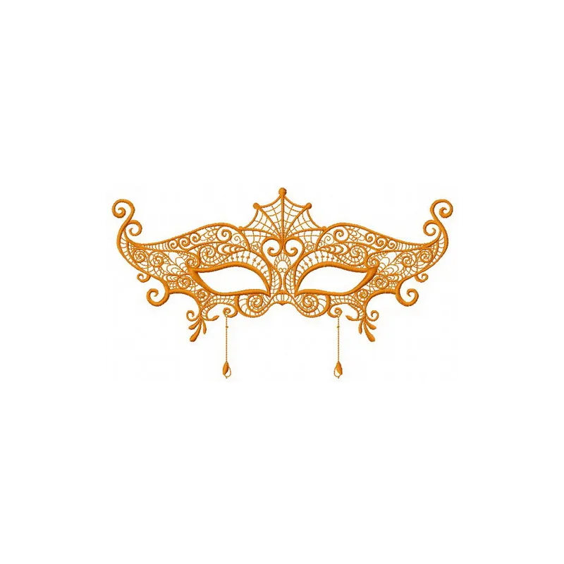 Preview of Mask 7 embroidery design featuring intricate stitching patterns for mask making.