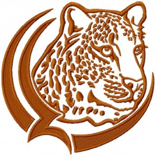 Jaguar tribal embroidery design - Embroidery Design