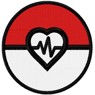 Pokemon Go cardio embroidery design - Embroidery Design
