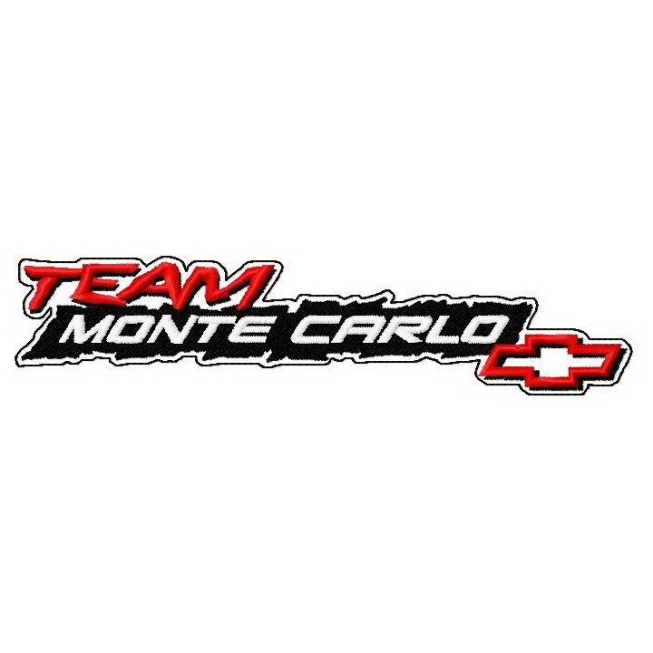 Team Monte Carlo embroidery design - Embroidery Design