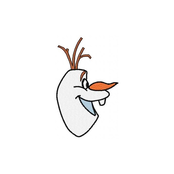 Olaf 20 embroidery design - Embroidery Design