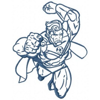 Superhero's attack 3 embroidery design - Embroidery Design