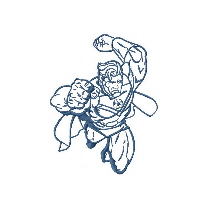 Superhero's attack 3 embroidery design - Embroidery Design