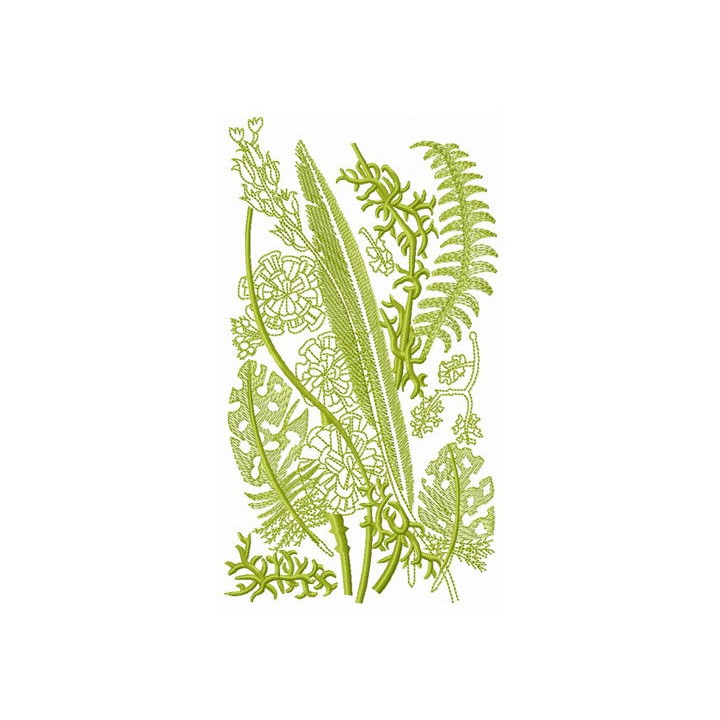 Various herbs embroidery design - Embroidery Design