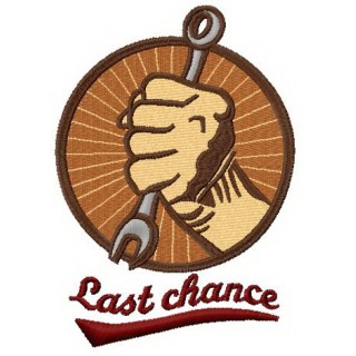 Last chance 2 embroidery design - Embroidery Design