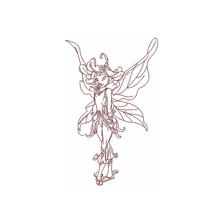 Daisy fairy 3 embroidery design - Embroidery Design