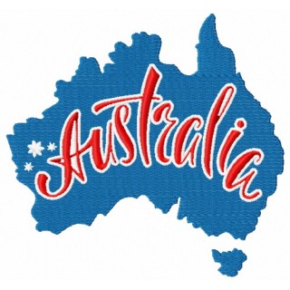 Australia embroidery design - Embroidery Design