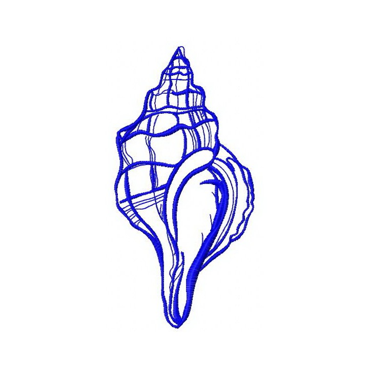 Sea shell 6 embroidery design - Embroidery Design