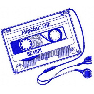 Hipster hit 3 embroidery design - Embroidery Design