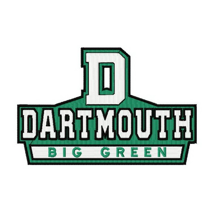 Dartmouth Big Green logo embroidery design - Embroidery Design