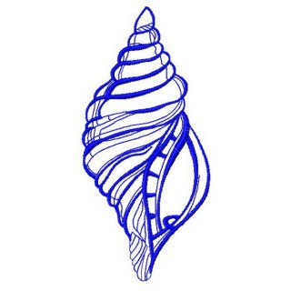 Sea shell 4 embroidery design - Embroidery Design