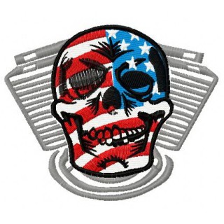 Live free or die 2 embroidery design - Embroidery Design