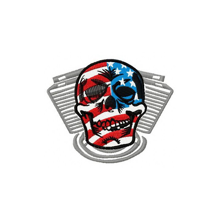 Live free or die 2 embroidery design - Embroidery Design