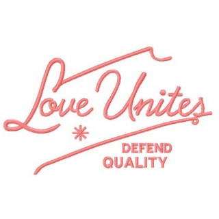 Love unites embroidery design - Embroidery Design
