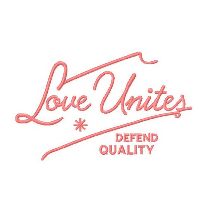 Love unites embroidery design - Embroidery Design