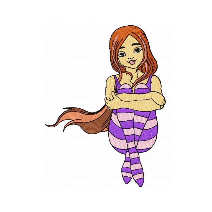 Sad fairy 3 embroidery design - Embroidery Design