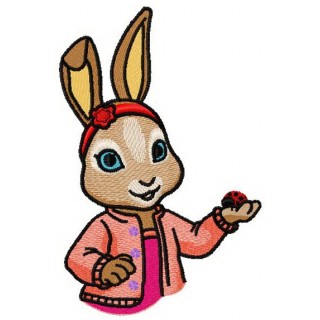 Cute bunny 2 embroidery design - Embroidery Design