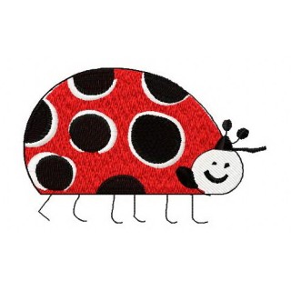 Ladybug embroidery design - Embroidery Design