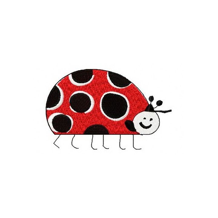 Ladybug embroidery design - Embroidery Design