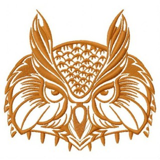Wise owl 4 embroidery design - Embroidery Design