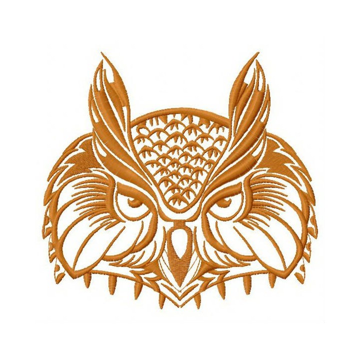 Wise owl 4 embroidery design - Embroidery Design